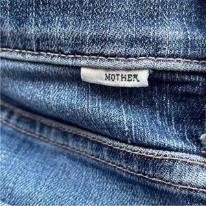 MOTHER The Insider Crop Step Fray Girl Crush Jeans Size 29